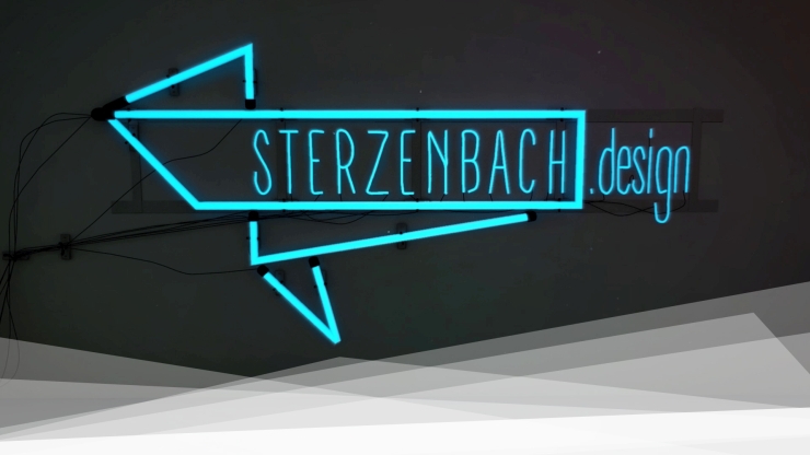 Neon Schild Sterzenbach design